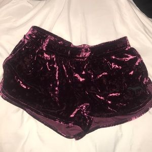 Velvet Pink shorts